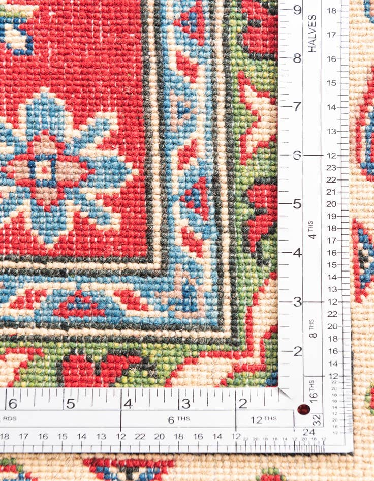 Detail image of 6' 6 x 9' 8  Hand Knotted Kazak Rug