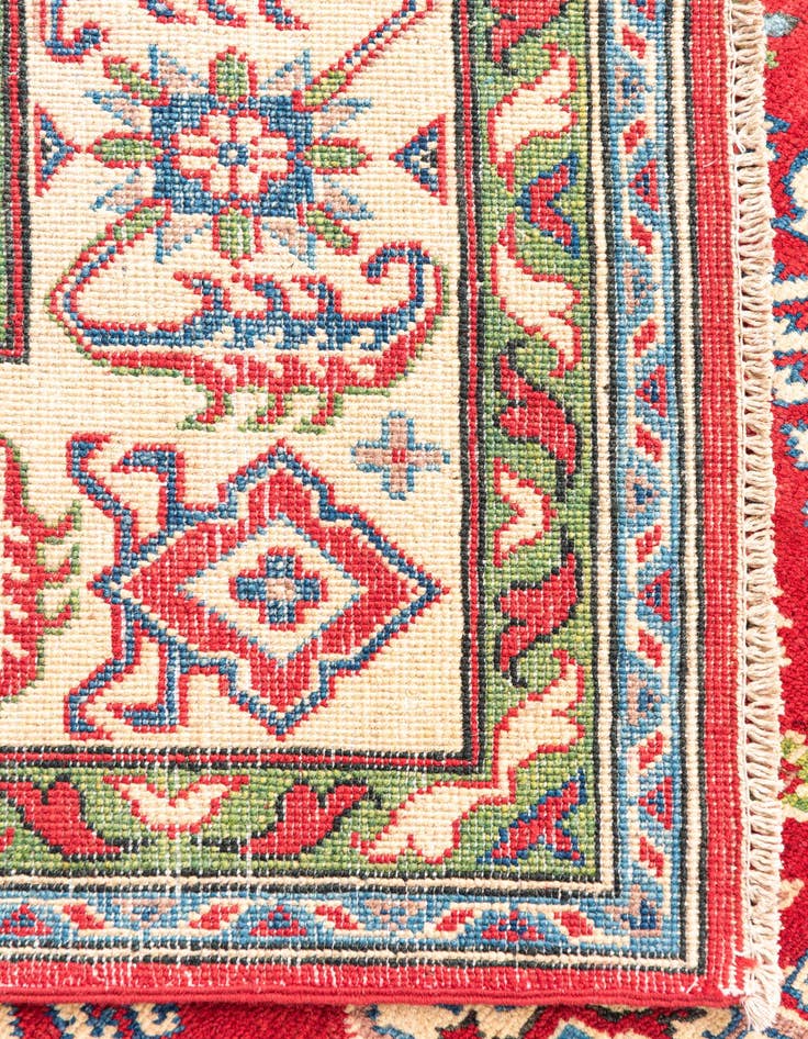 Detail image of 6' 6 x 9' 8  Hand Knotted Kazak Rug