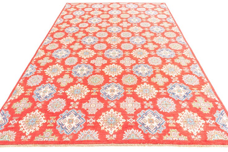 Detail image of 6' 7 x 9' 10 Hand Knotted Kazak Rug