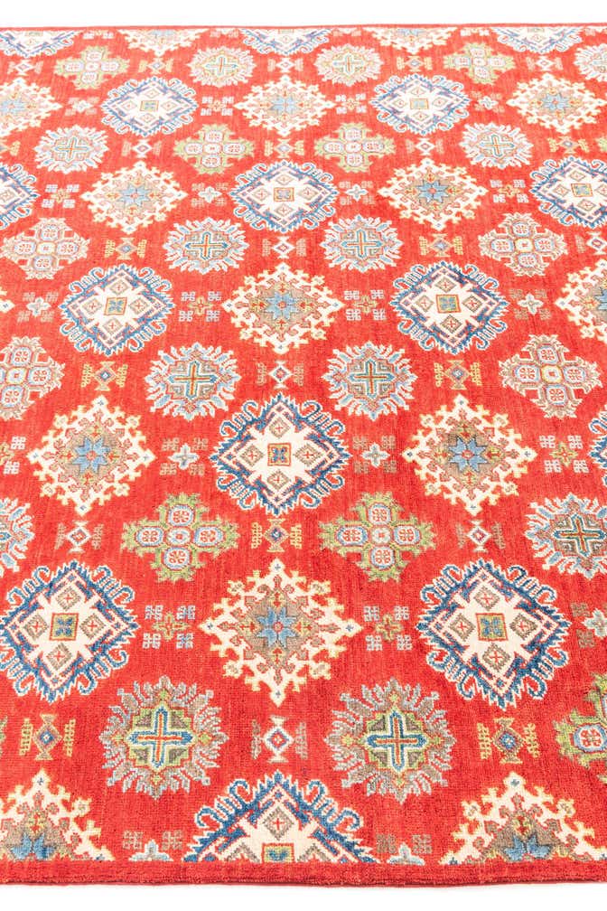 6' 7 x 9' 10 Hand Knotted Kazak Rug