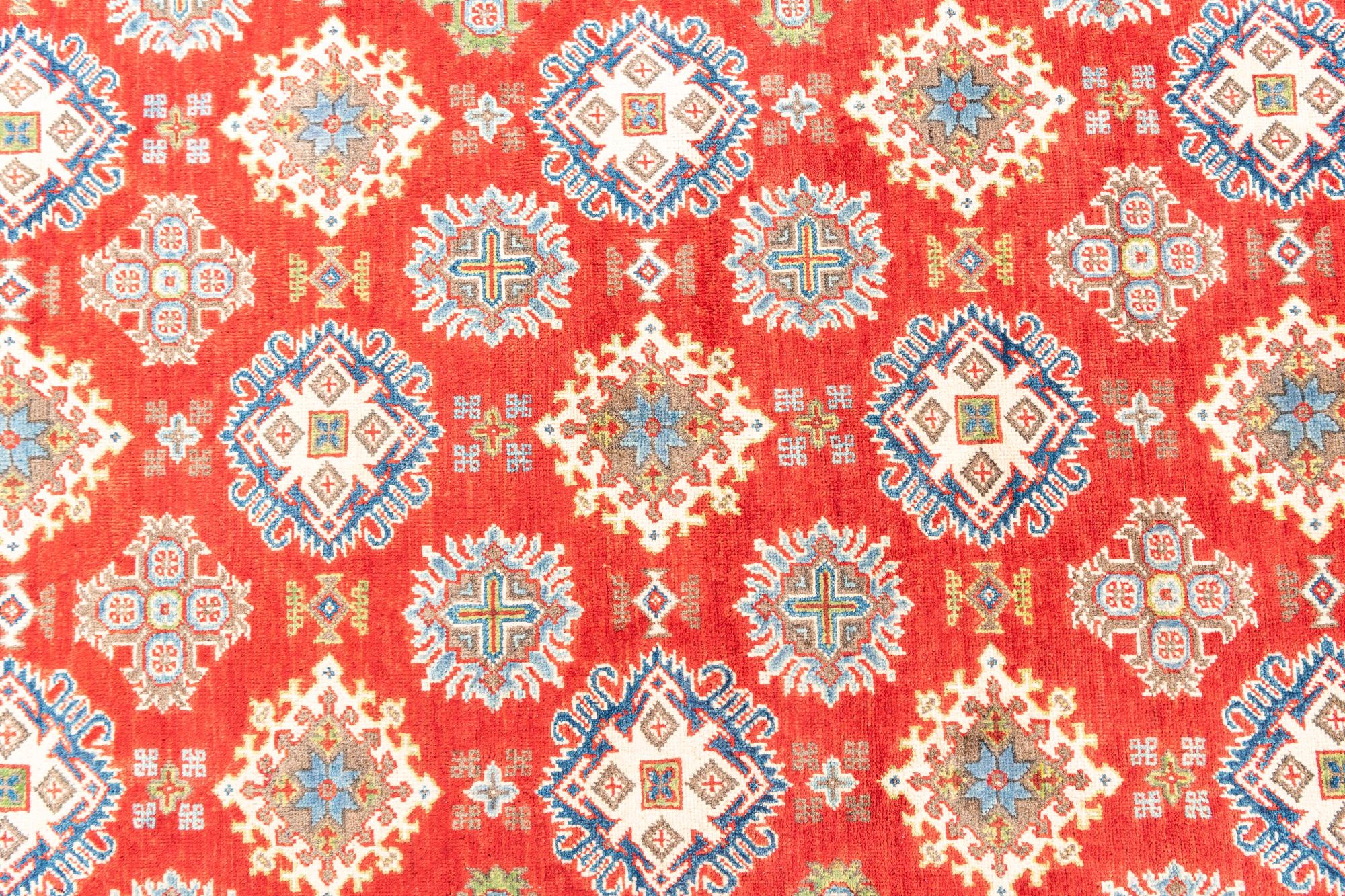 6' 7 x 9' 10 Hand Knotted Kazak Rug