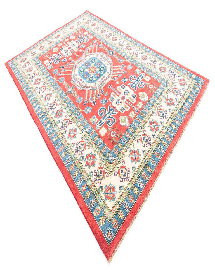 Detail image of 6' 8 x 10'  Hand Knotted Kazak Rug