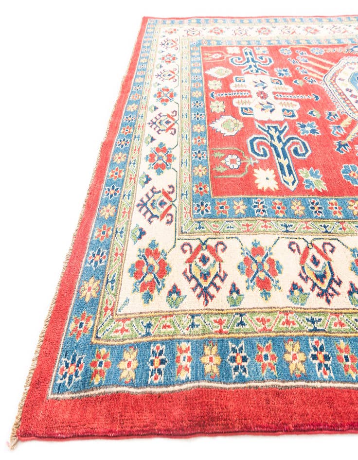 Detail image of 6' 8 x 10'  Hand Knotted Kazak Rug