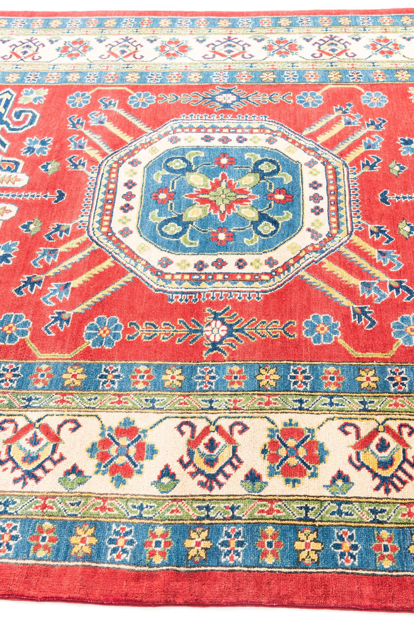 6' 8 x 10' Hand Knotted Kazak Rug