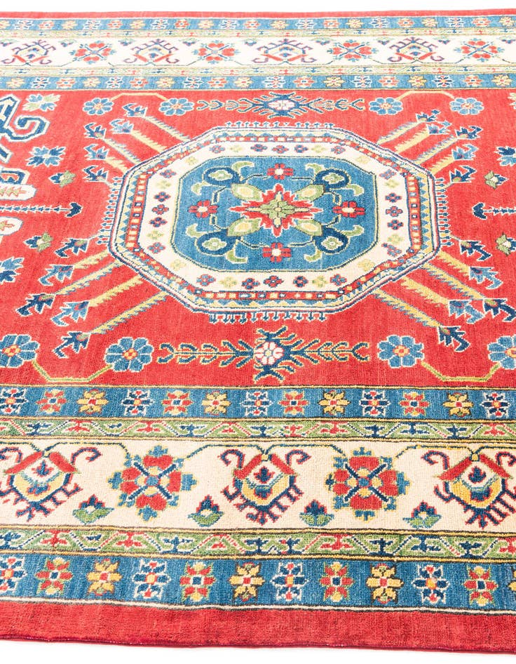 Detail image of 6' 8 x 10'  Hand Knotted Kazak Rug