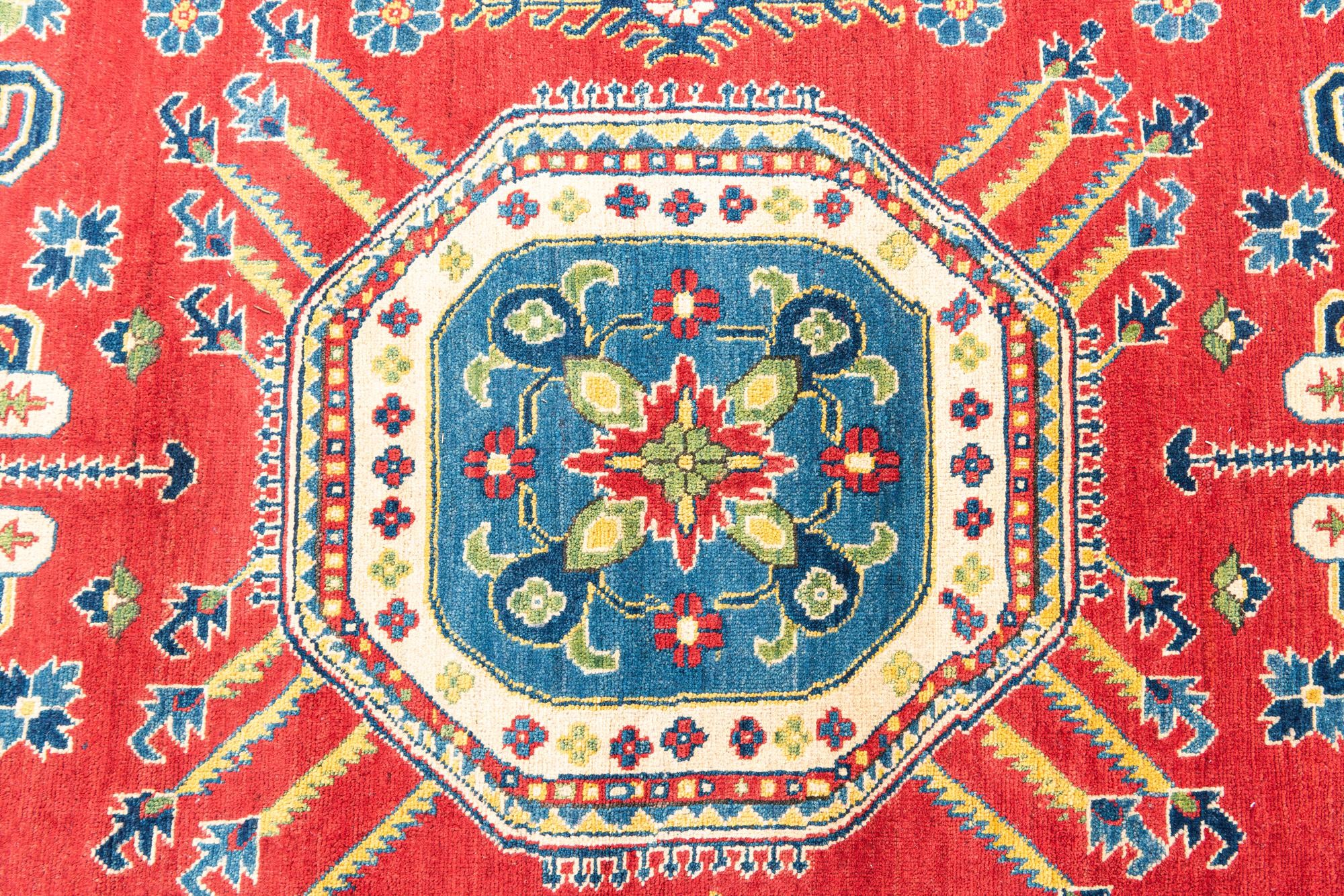 6' 8 x 10' Hand Knotted Kazak Rug