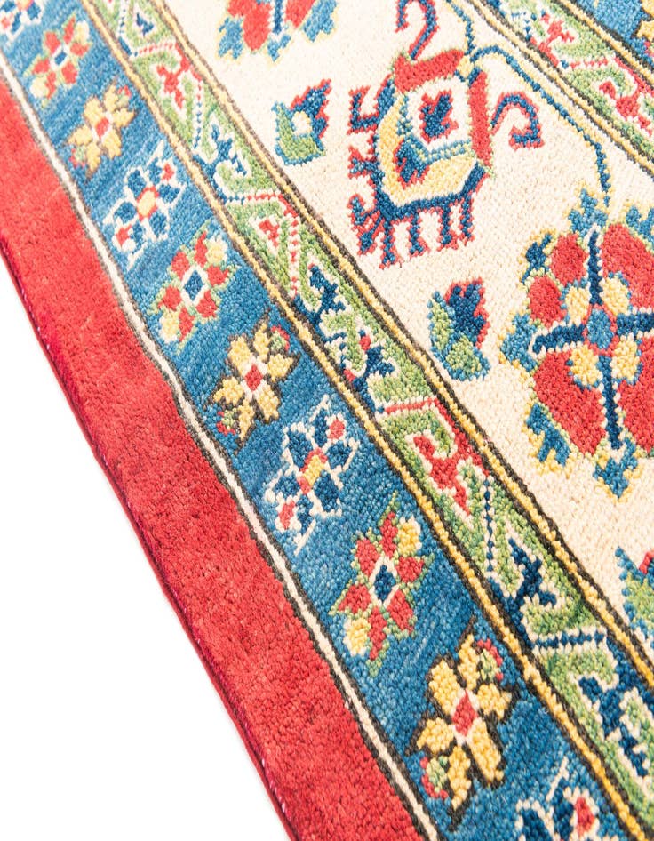 Detail image of 6' 8 x 10'  Hand Knotted Kazak Rug