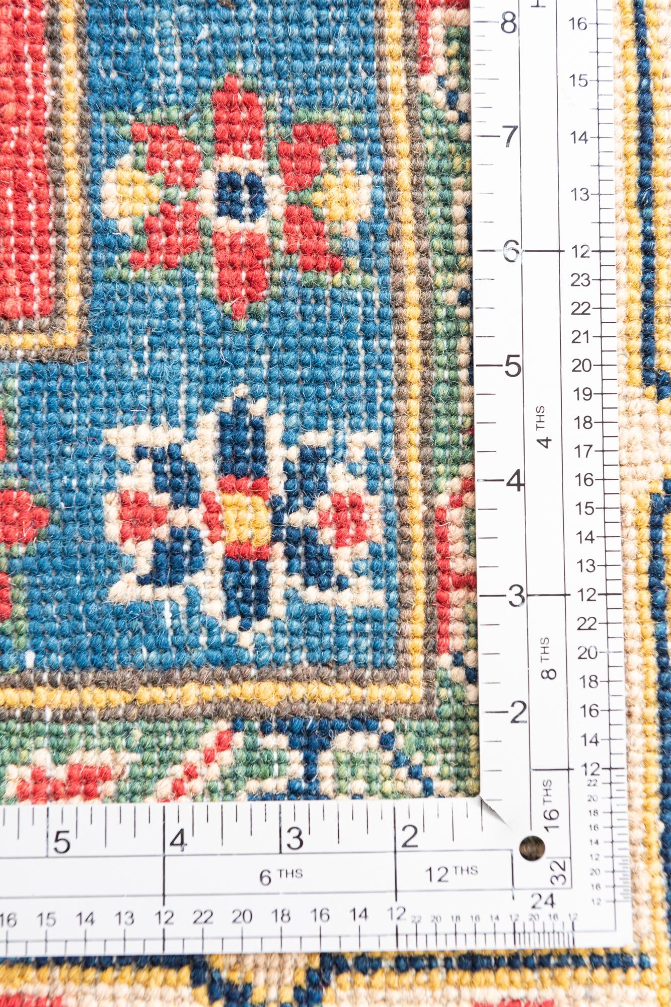 6' 8 x 10' Hand Knotted Kazak Rug