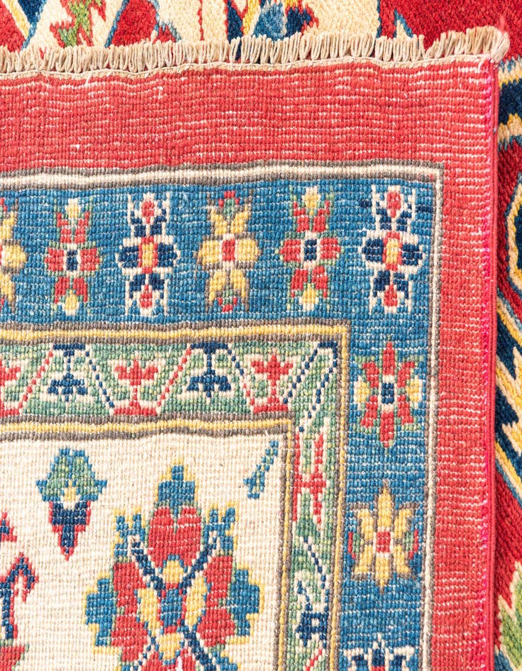 Detail image of 6' 8 x 10'  Hand Knotted Kazak Rug