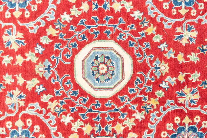 6' 7 x 9' 6 Hand Knotted Kazak Rug