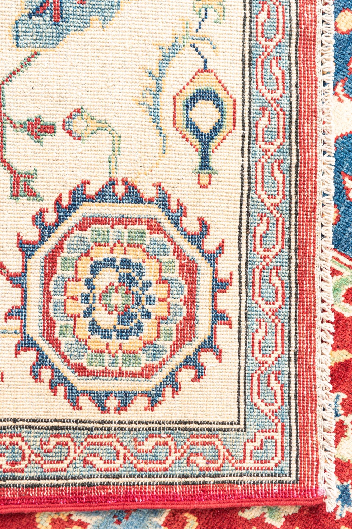 6' 7 x 9' 6 Hand Knotted Kazak Rug