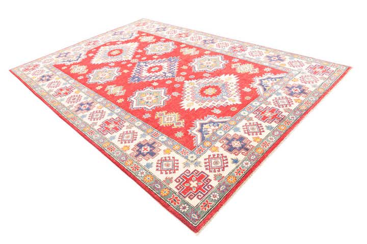 6' 9 x 9' 10 Hand Knotted Kazak Rug