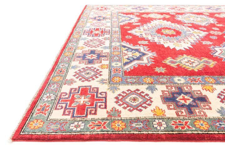 6' 9 x 9' 10 Hand Knotted Kazak Rug