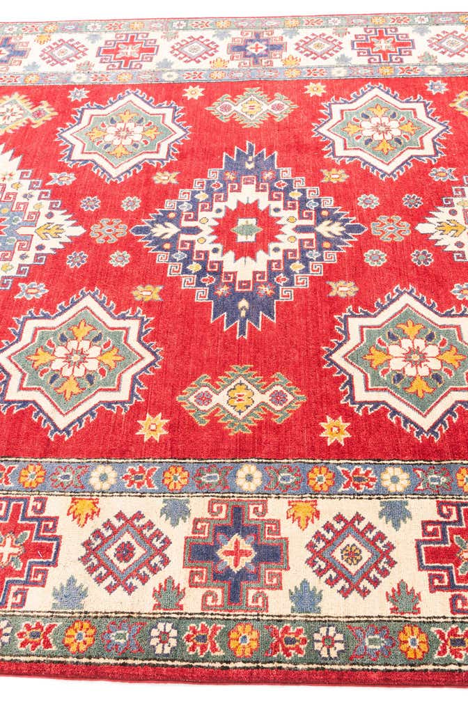 6' 9 x 9' 10 Hand Knotted Kazak Rug