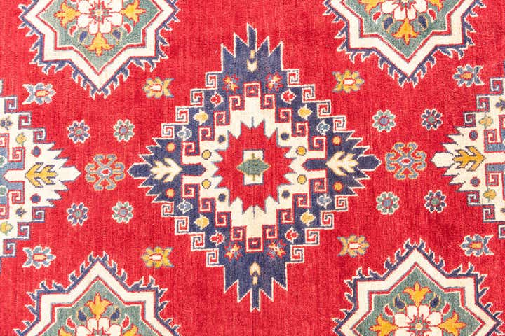 6' 9 x 9' 10 Hand Knotted Kazak Rug