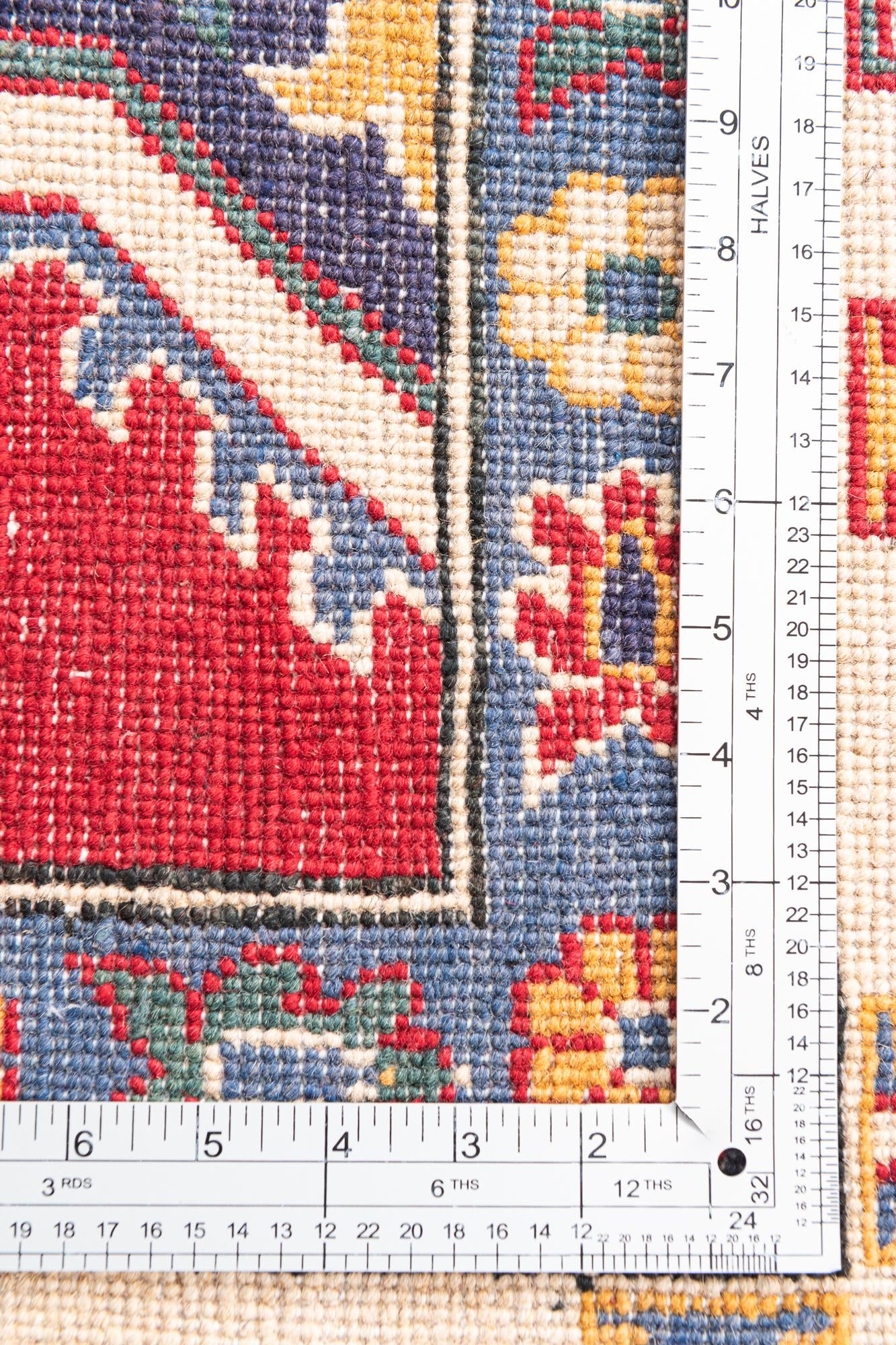 6' 9 x 9' 10 Hand Knotted Kazak Rug