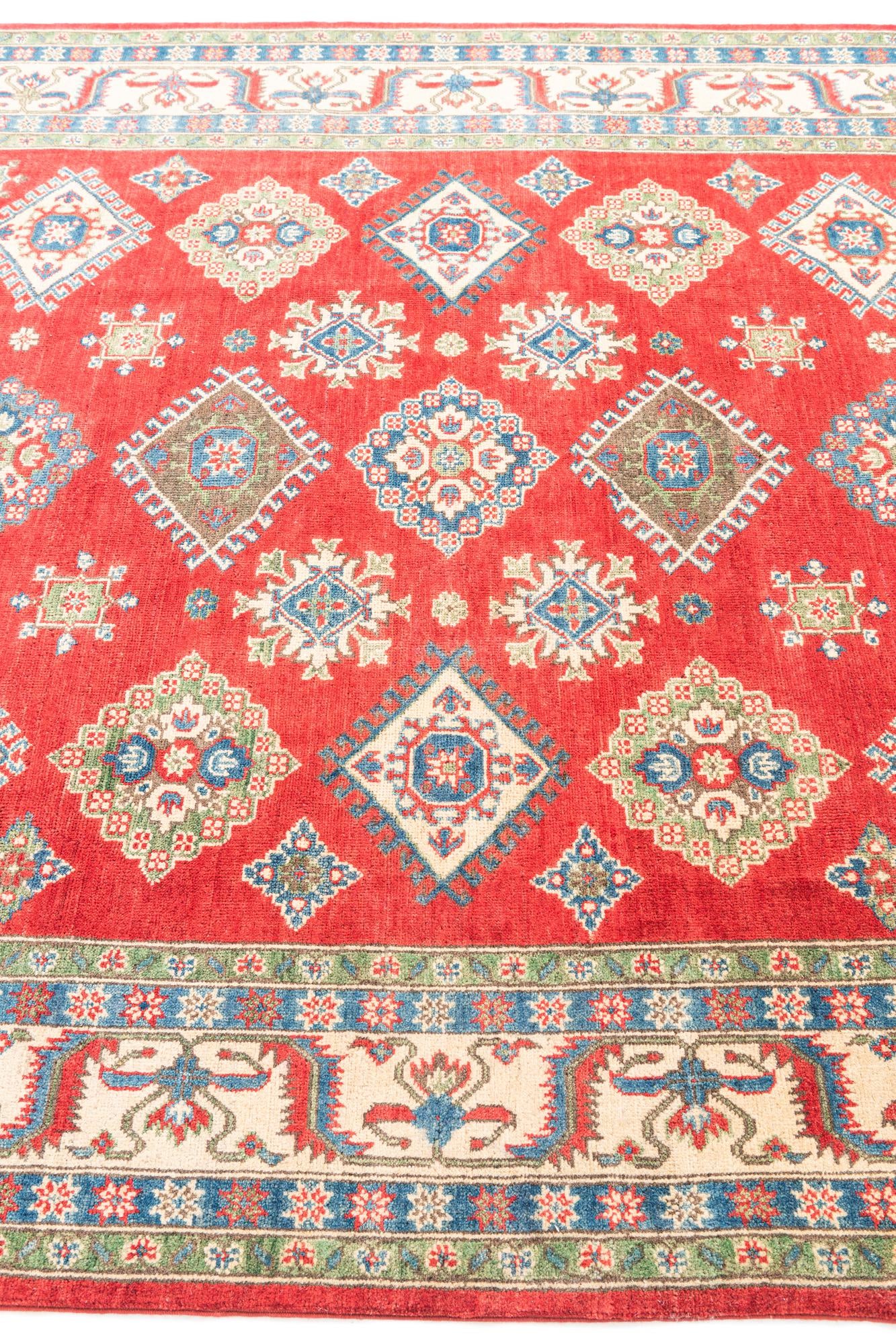 6' 6 x 9' 9 Hand Knotted Kazak Rug