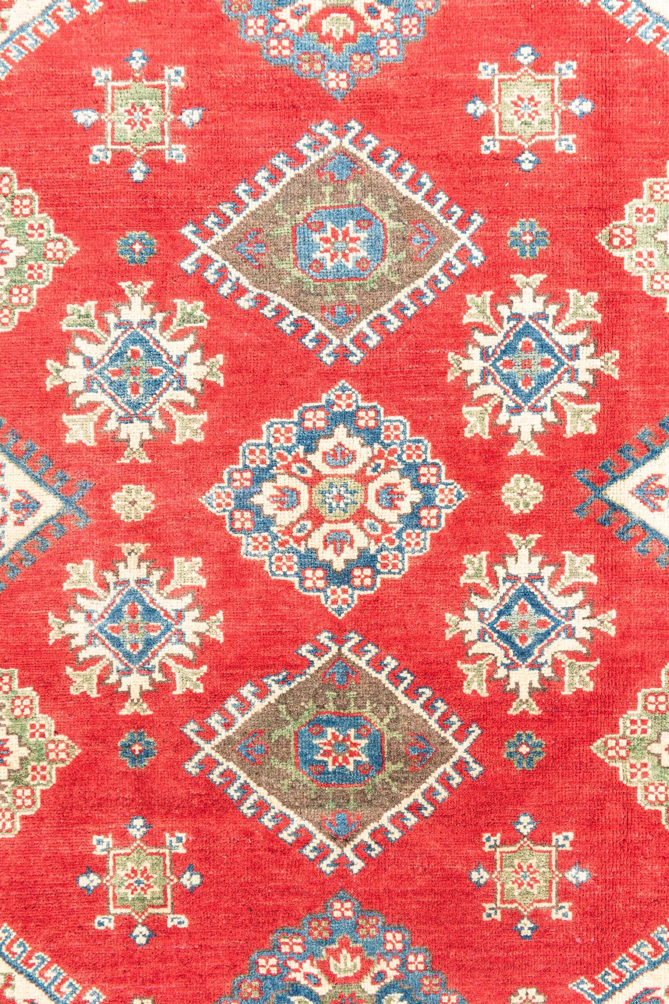 6' 6 x 9' 9 Hand Knotted Kazak Rug