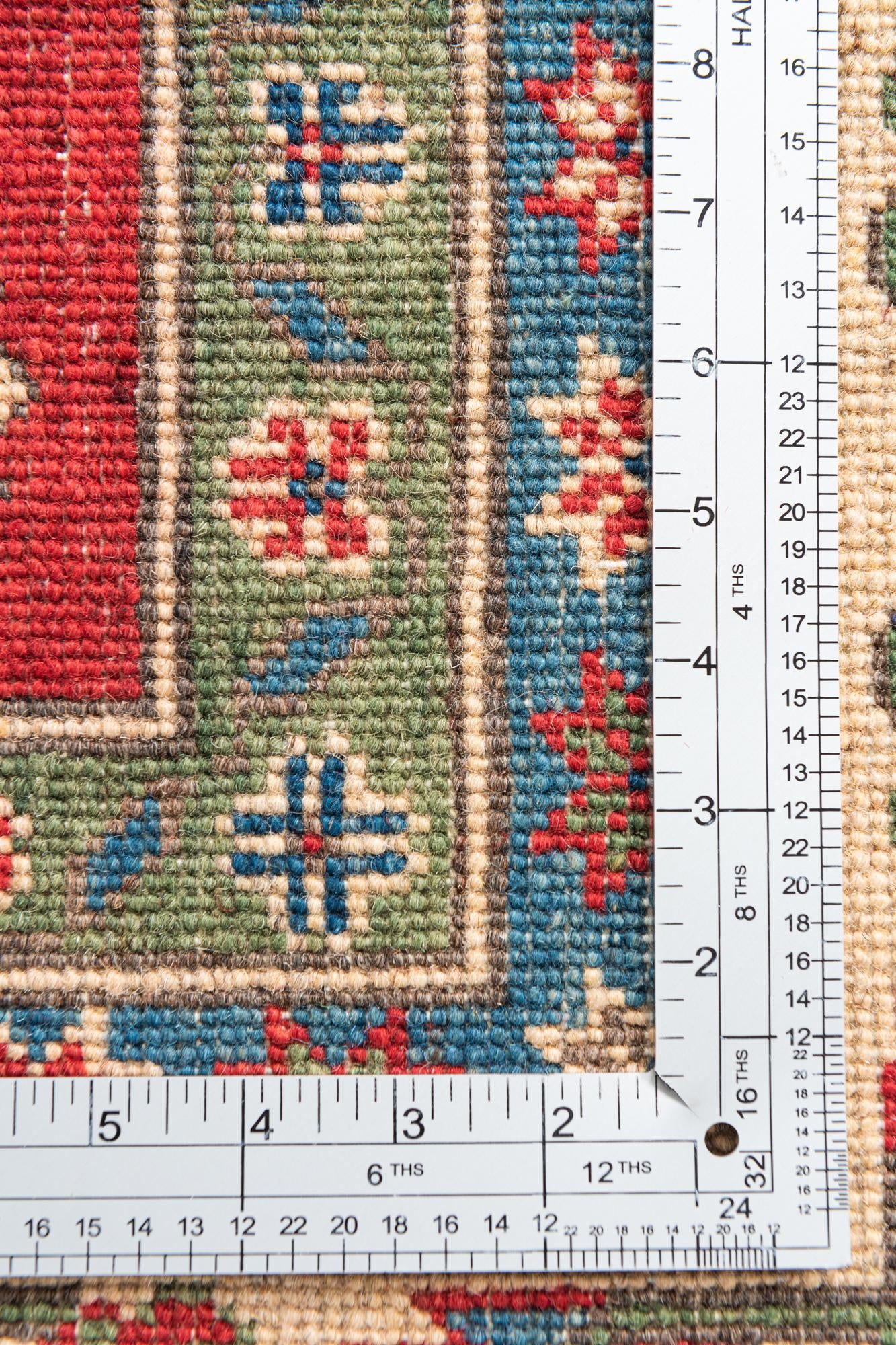 6' 6 x 9' 9 Hand Knotted Kazak Rug