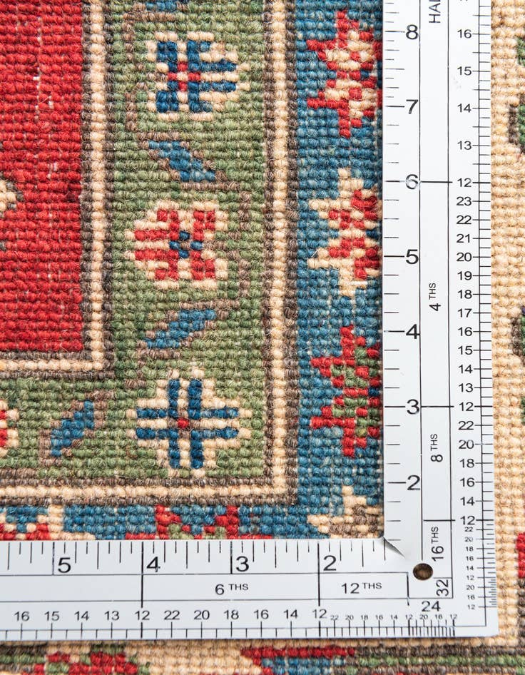 Detail image of 6' 6 x 9' 9  Hand Knotted Kazak Rug