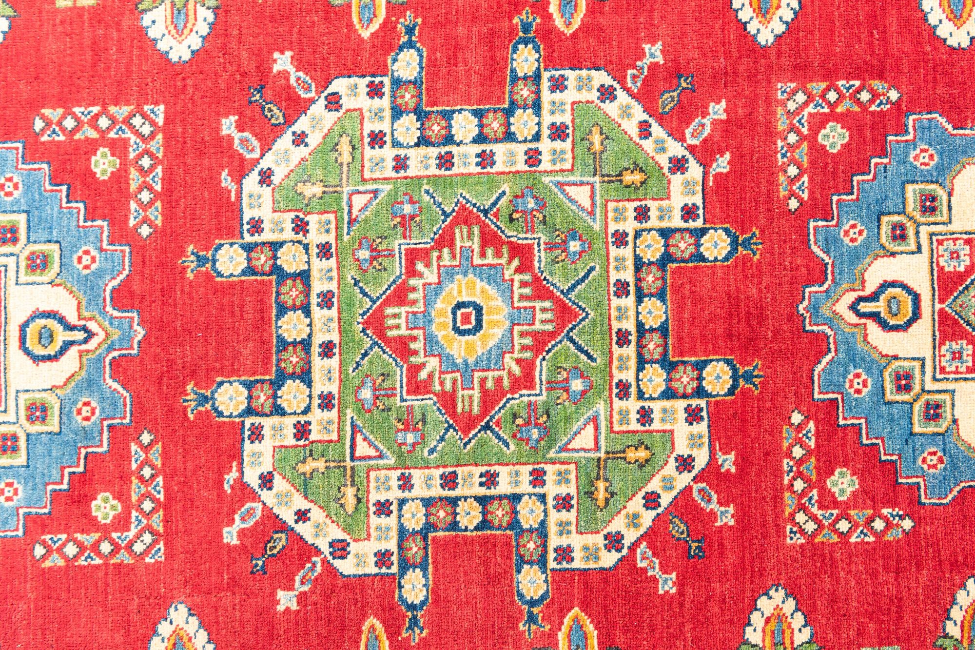 6' 8 x 9' 7 Hand Knotted Kazak Rug