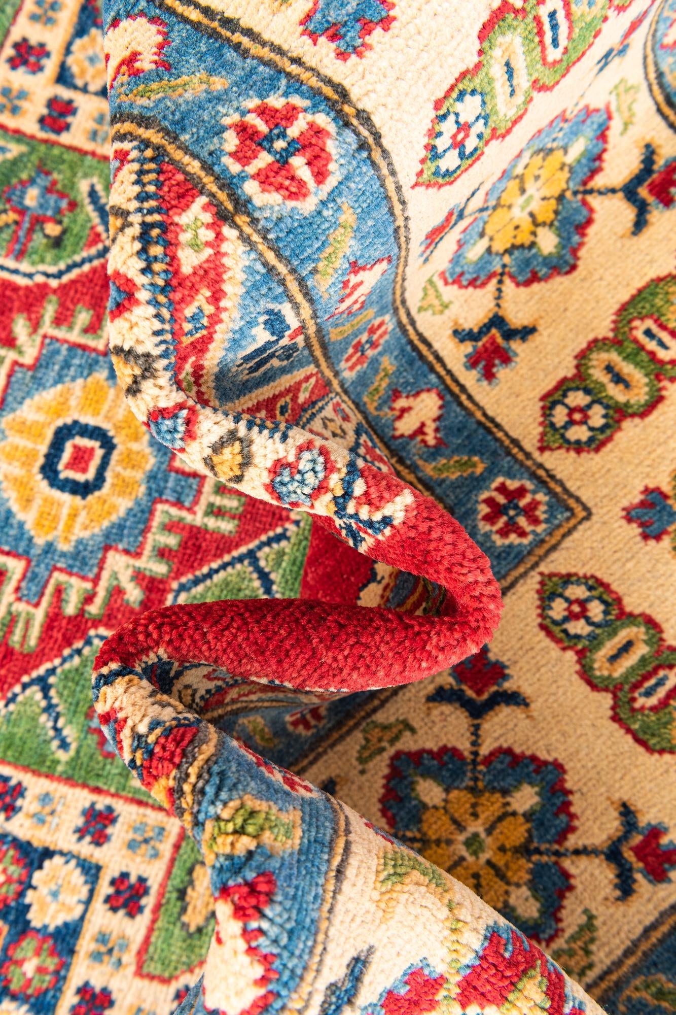 6' 8 x 9' 7 Hand Knotted Kazak Rug