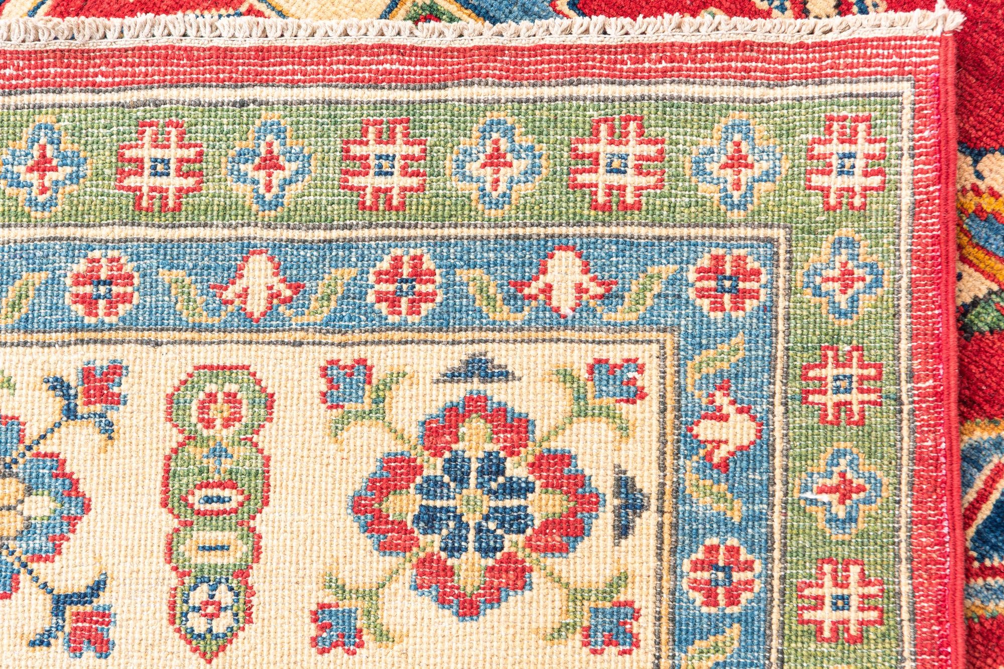 6' 8 x 9' 7 Hand Knotted Kazak Rug