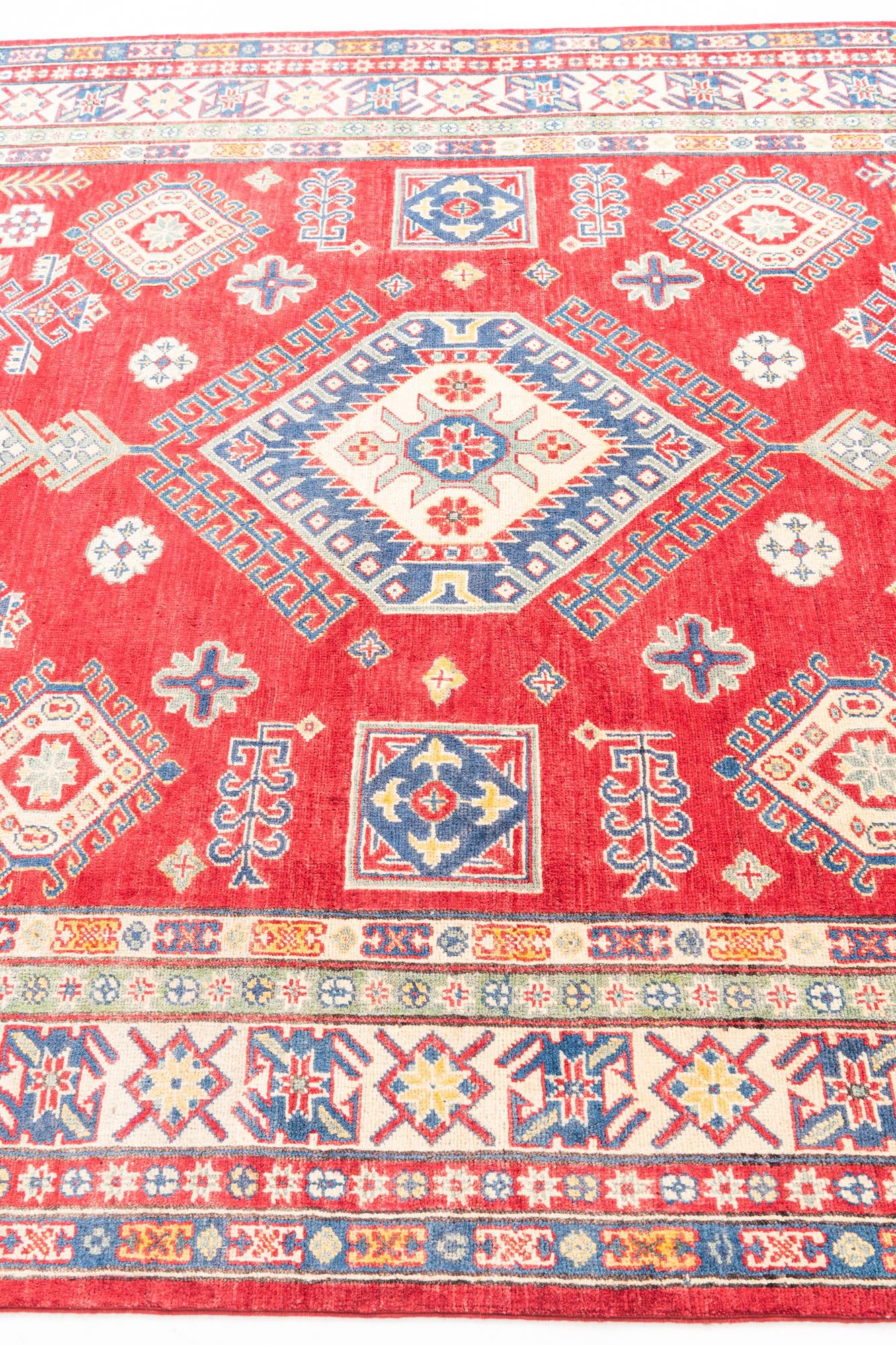 6' 6 x 9' 6 Hand Knotted Kazak Rug