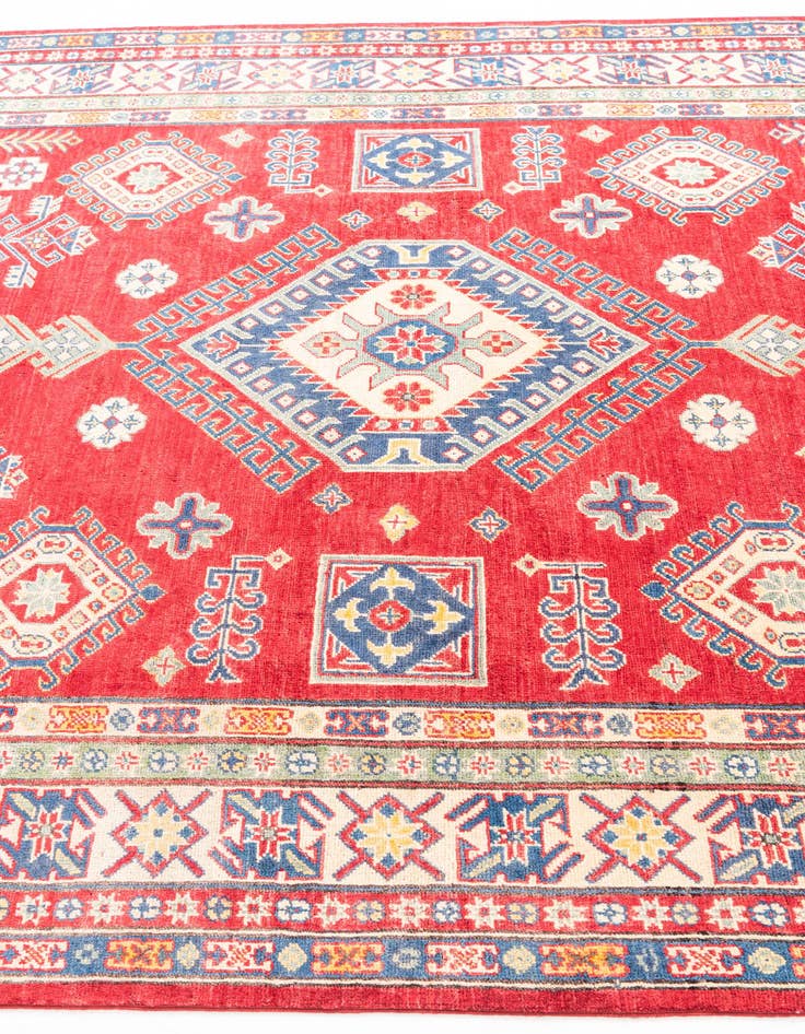 Detail image of 6' 6 x 9' 6  Hand Knotted Kazak Rug