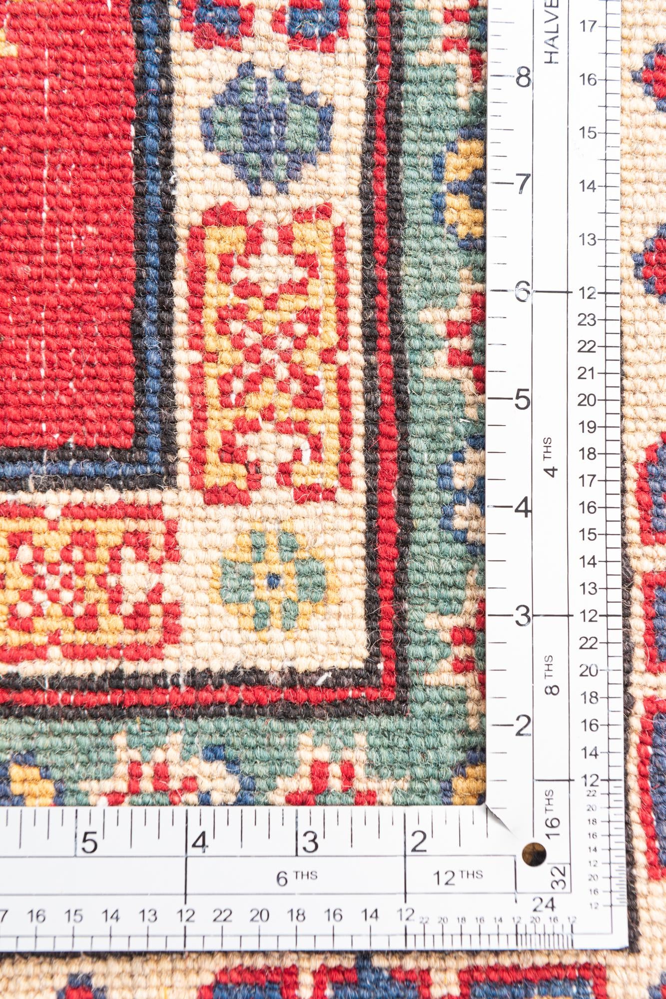 6' 6 x 9' 6 Hand Knotted Kazak Rug