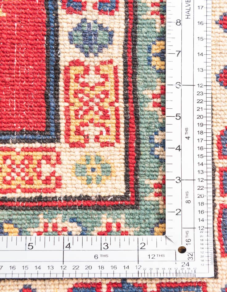 Detail image of 6' 6 x 9' 6  Hand Knotted Kazak Rug