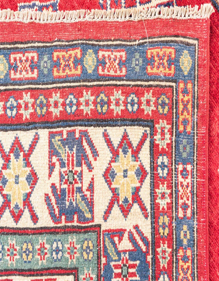 Detail image of 6' 6 x 9' 6  Hand Knotted Kazak Rug