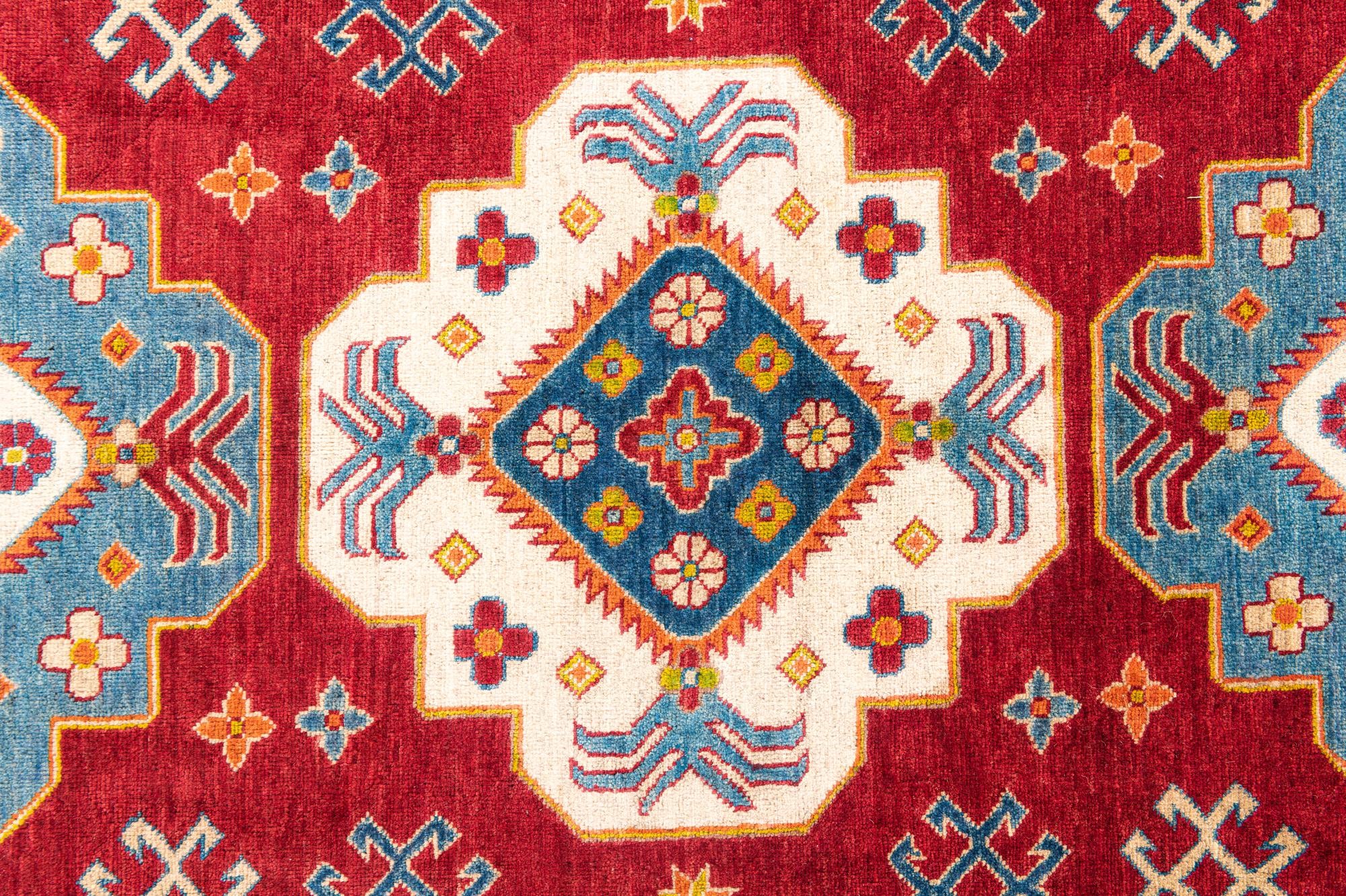 6' 2 x 8' 10 Hand Knotted Kazak Rug