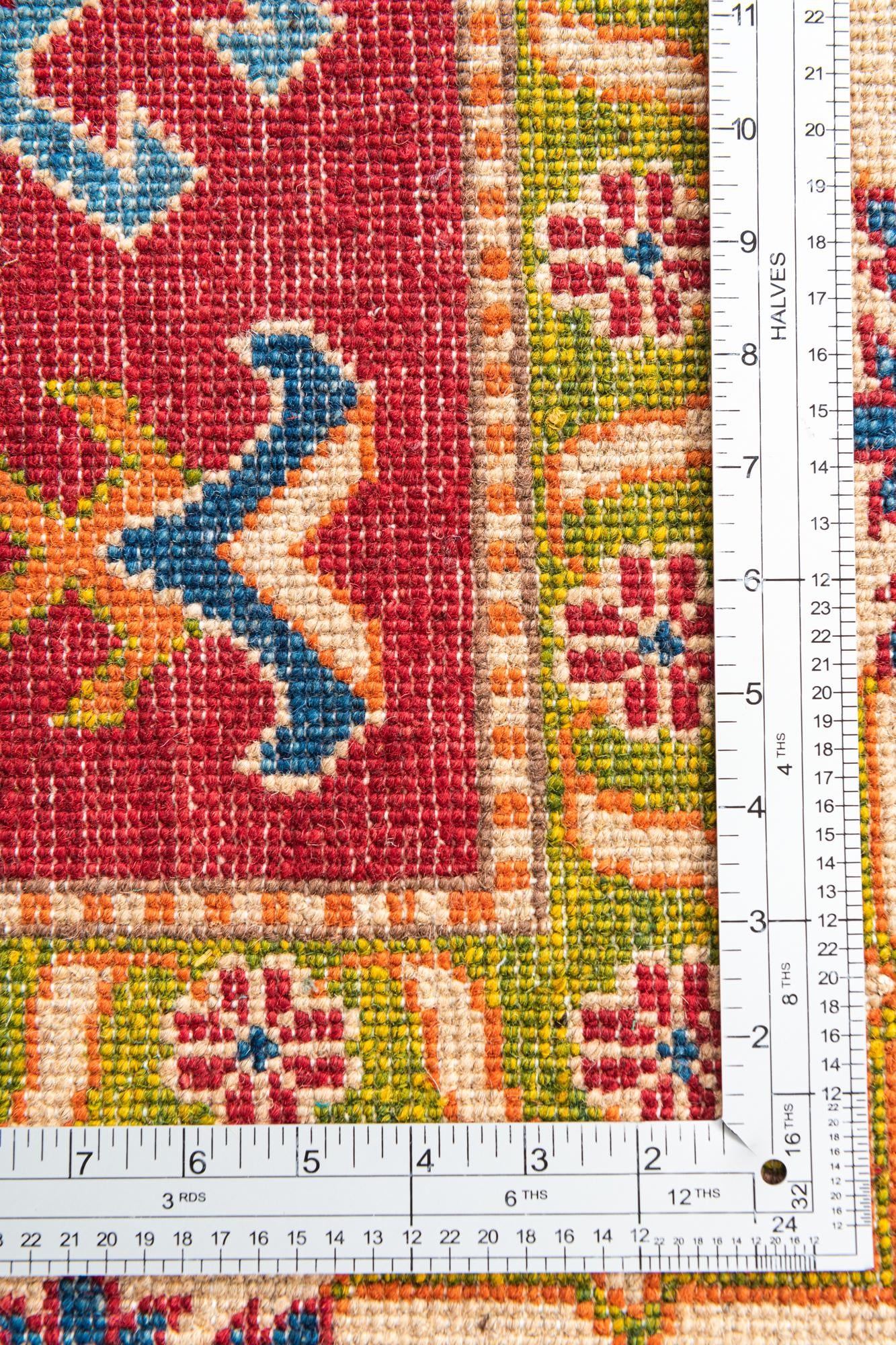 6' 2 x 8' 10 Hand Knotted Kazak Rug