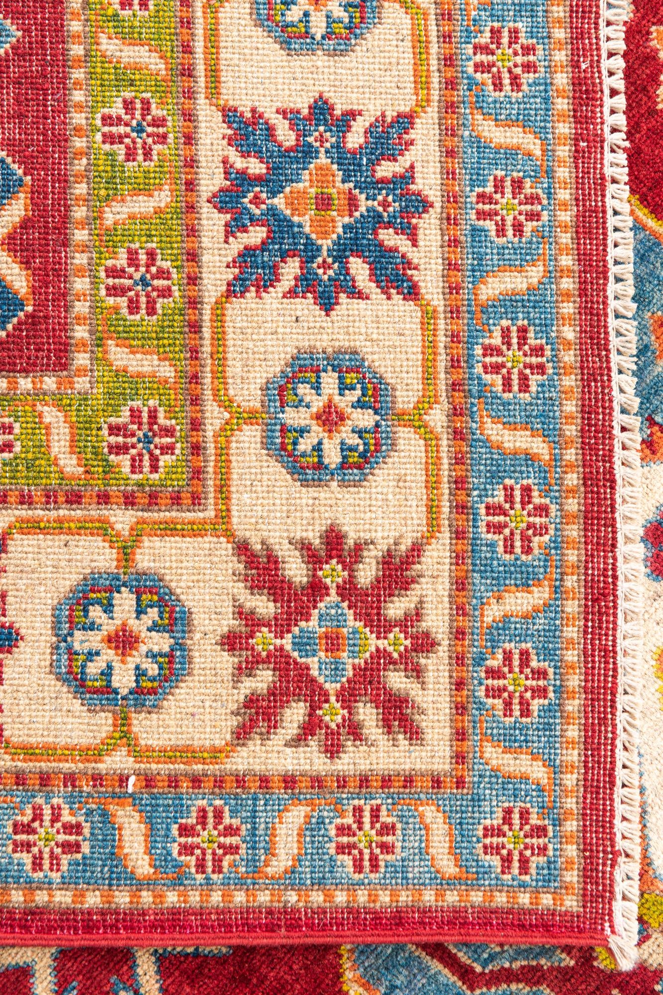 6' 2 x 8' 10 Hand Knotted Kazak Rug