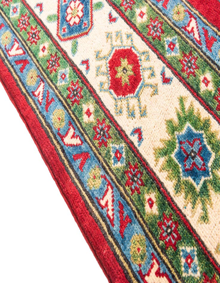 Detail image of 6' 5 x 9' 10 Hand Knotted Kazak Rug