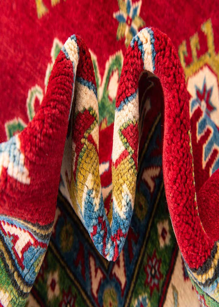 6' 5 x 9' 10 Hand Knotted Kazak Rug
