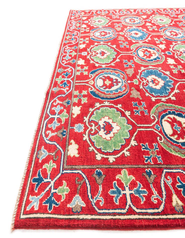 Detail image of 6' 8 x 9' 9  Hand Knotted Kazak Rug