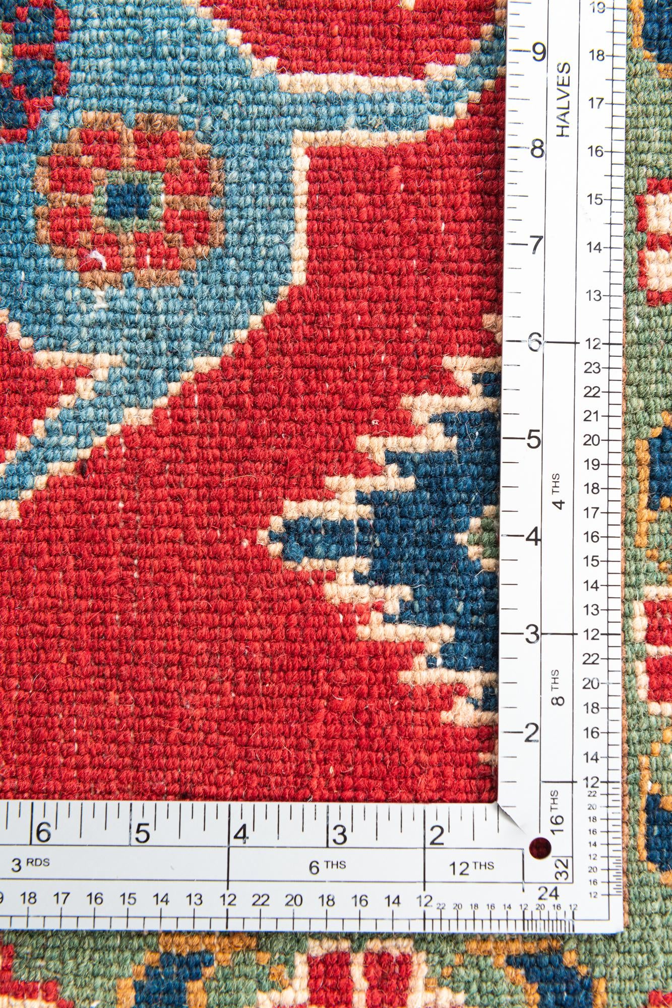 6' 6 x 9' 7 Hand Knotted Kazak Rug