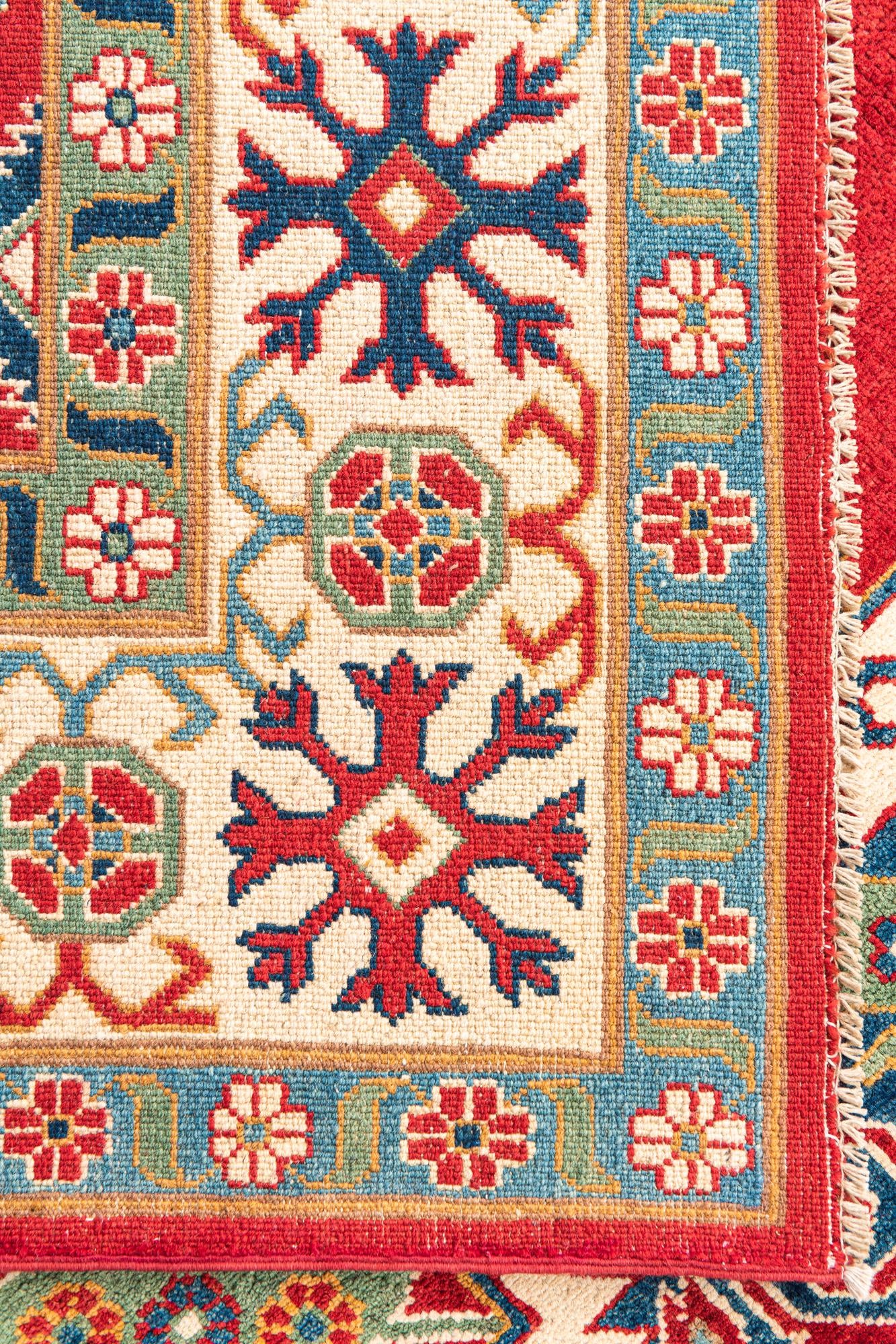 6' 6 x 9' 7 Hand Knotted Kazak Rug