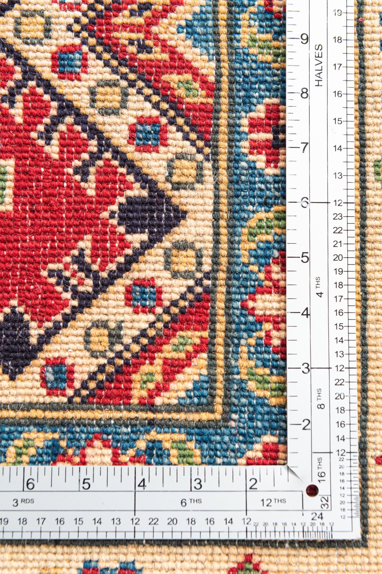 6' 7 x 10' 5 Hand Knotted Kazak Rug