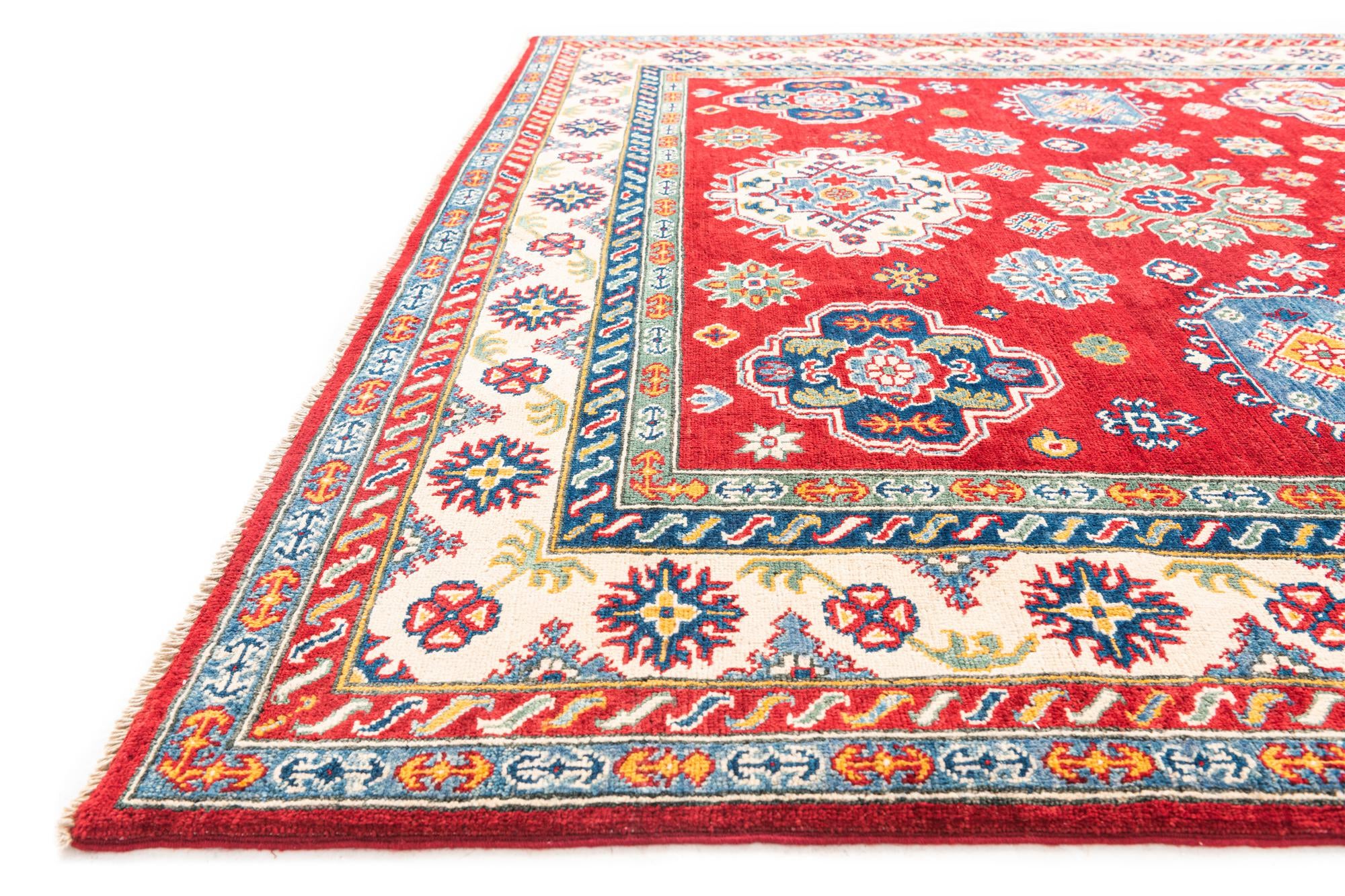 6' 7 x 9' 7 Hand Knotted Kazak Rug