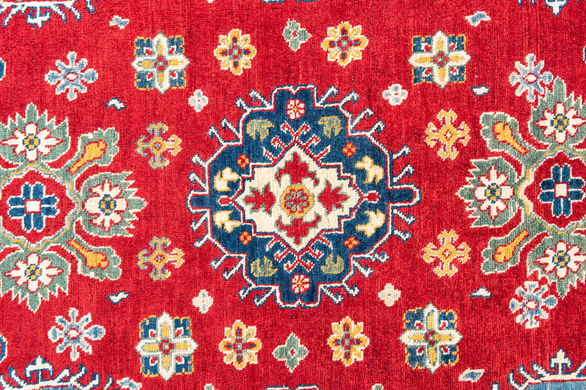 6' 7 x 9' 7 Hand Knotted Kazak Rug