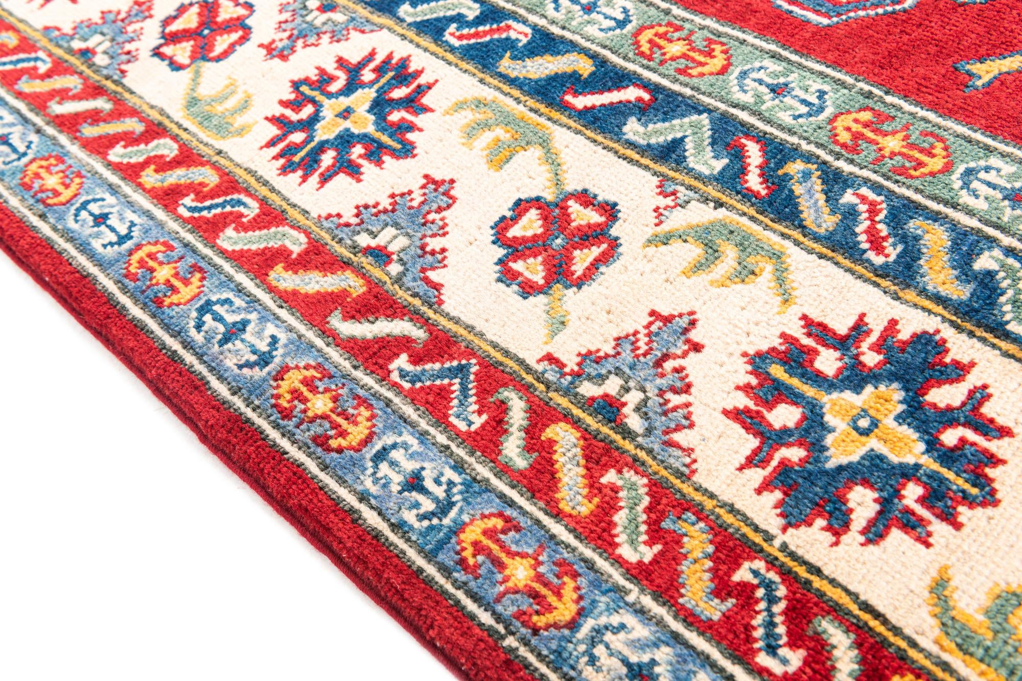 6' 7 x 9' 7 Hand Knotted Kazak Rug