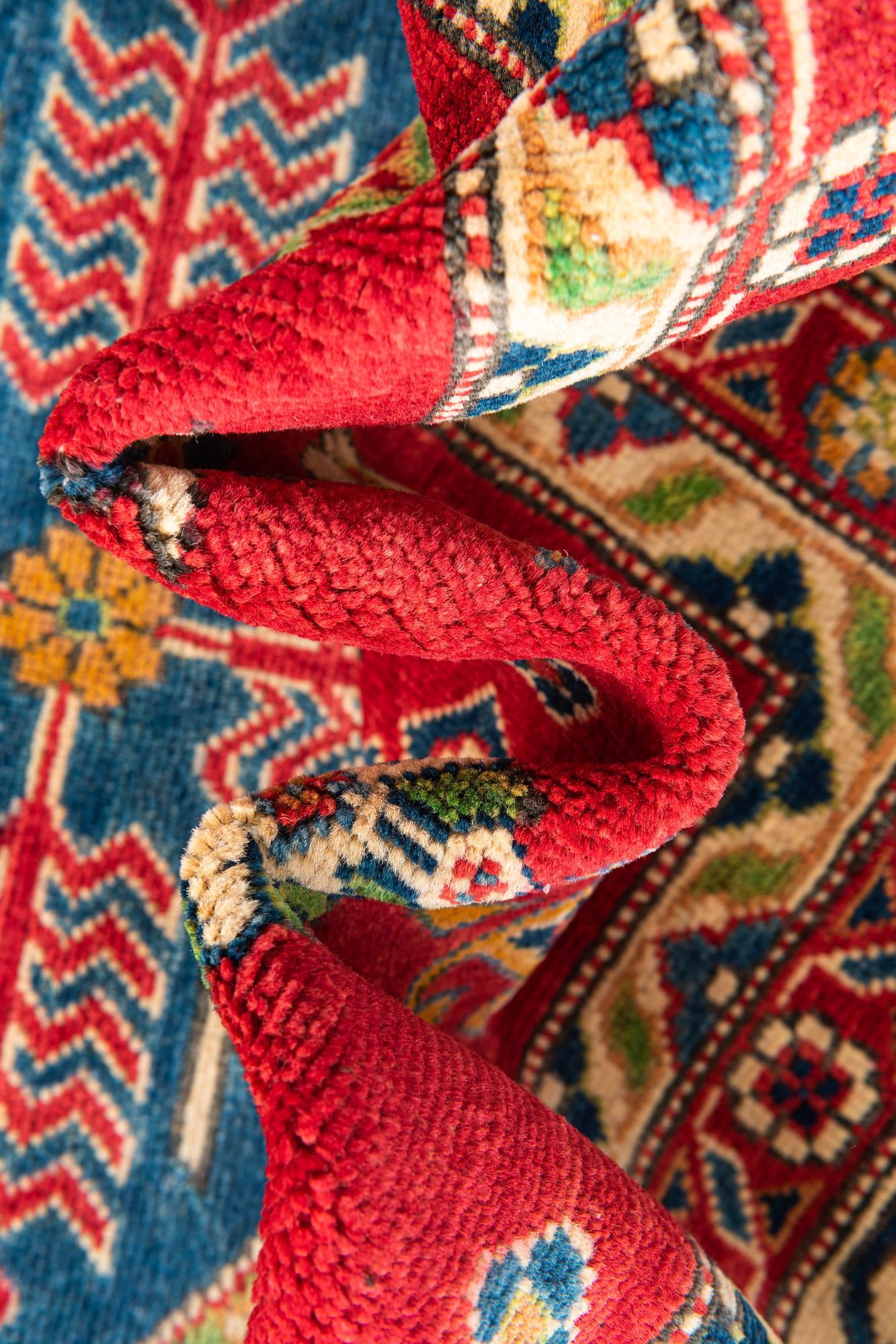 6' 2 x 9' Hand Knotted Kazak Rug