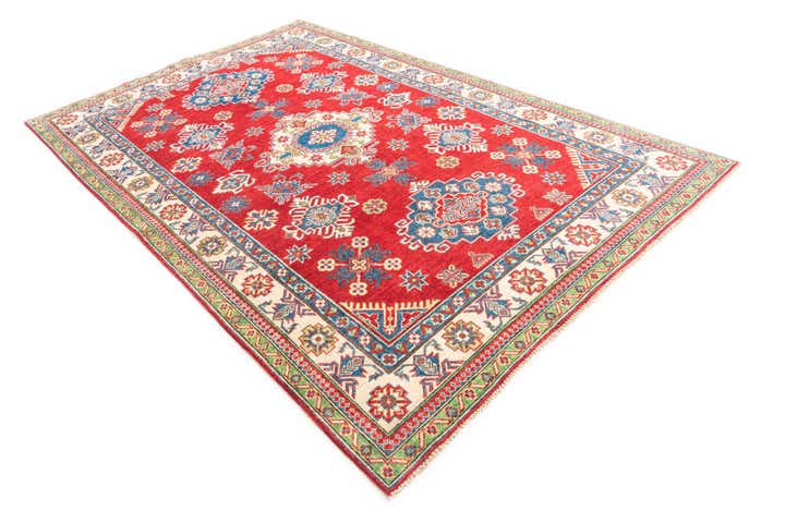 5' 10 x 9' 2 Hand Knotted Kazak Rug