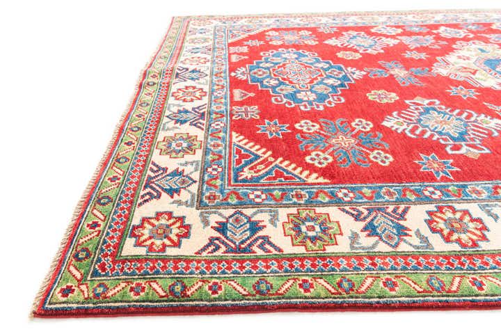 5' 10 x 9' 2 Hand Knotted Kazak Rug