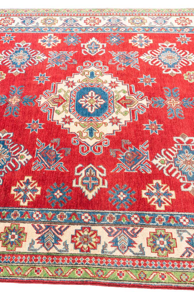 5' 10 x 9' 2 Hand Knotted Kazak Rug