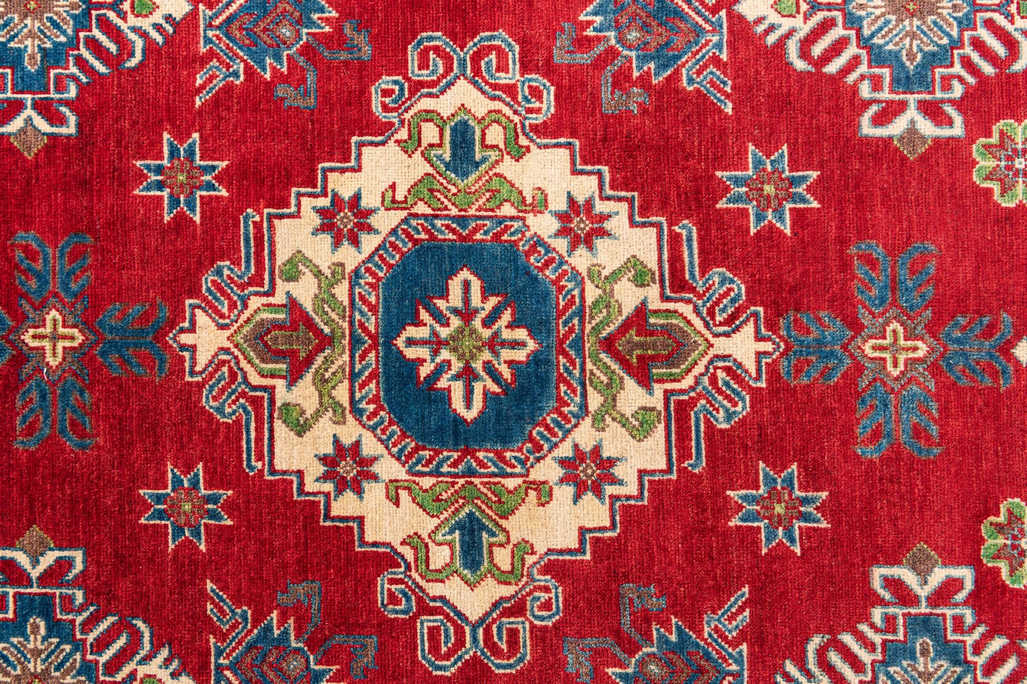 5' 10 x 9' 2 Hand Knotted Kazak Rug
