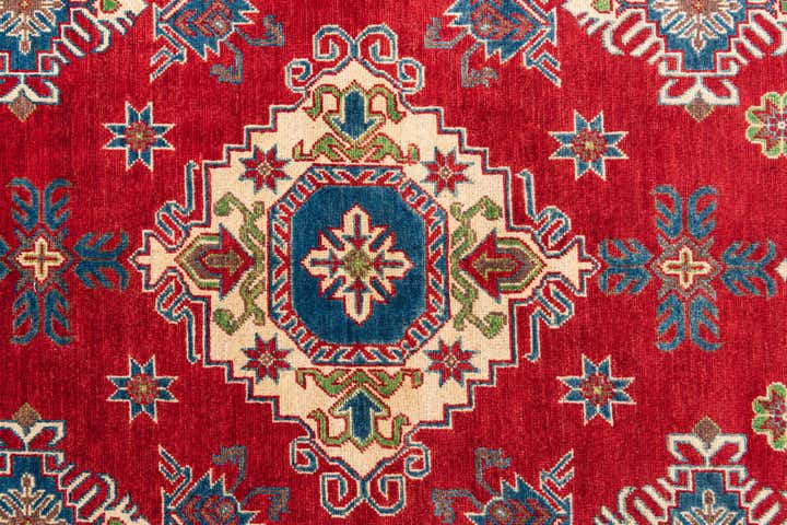 5' 10 x 9' 2 Hand Knotted Kazak Rug